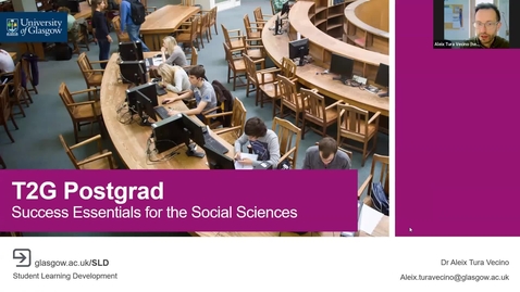Thumbnail for T2G Postgrad College of Social Sciences - Success Essentials