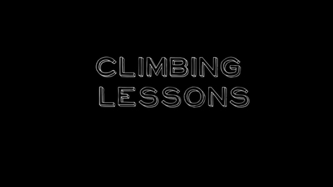 Thumbnail for entry Stacey Higdon- Climbing Lessons