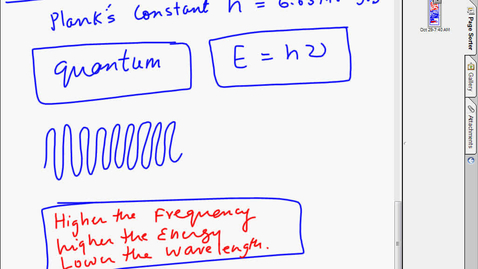 Thumbnail for entry chapter7 wave nature and quantum numbers chapter 7 part 1