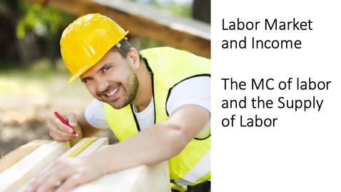 Thumbnail for Labor Market and Income - The Employment and Equilibrium Wage of a Monopsonist Employer
