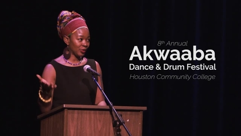 Thumbnail for entry 8th Annual Akwaaba Dance and Drum Festival: Pre-Performance Talk