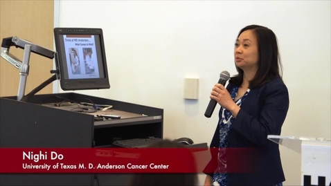 Thumbnail for MD Anderson Cancer Center presentation