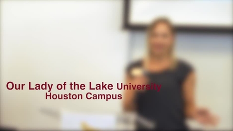 Thumbnail for entry Lady of the Lake University presentation