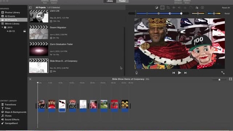 Thumbnail for How to Make a Slideshow in Imovie