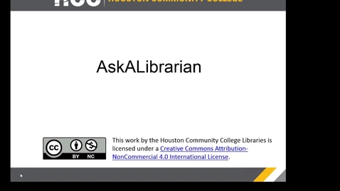 Thumbnail for HCC Libraries - Ask A Librarian 