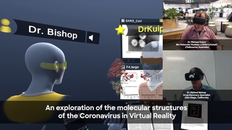 Thumbnail for entry Exploring Coronavirus Molecules in VR with Dr. Kuiper