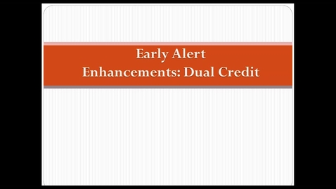 Thumbnail for Early Alert