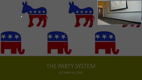 Thumbnail for Party System: Professor Tannahill's Lecture of October 11, 2016