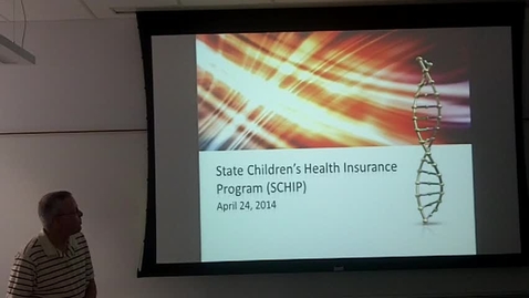 Thumbnail for SCHIP: Professor Tannahill's Lecture of April 24, 2014