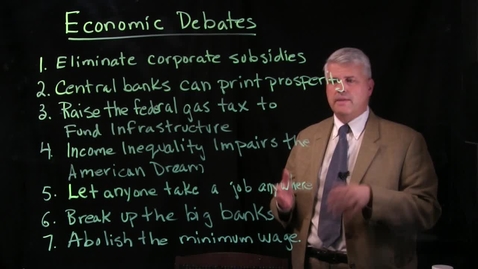 Thumbnail for entry Economic Debate