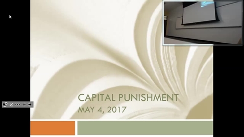 Thumbnail for entry Capital Punishment: Professor Tannahill's Lecture of May 4, 2017