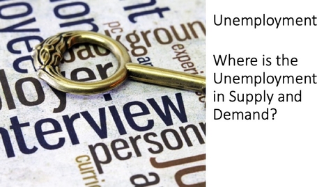 Thumbnail for entry Unemployment - Where is the Unemployment in Supply and Demand?