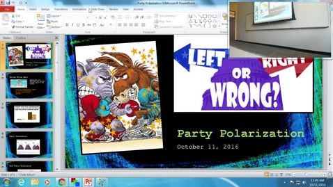 Thumbnail for Party Polarization: Professor Tannahill's Lecture of October 11, 2016