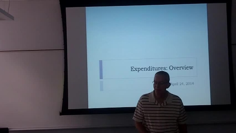 Thumbnail for entry Texas Expenditures Overview: Professor Tannahill's Lecture of April 24, 2014