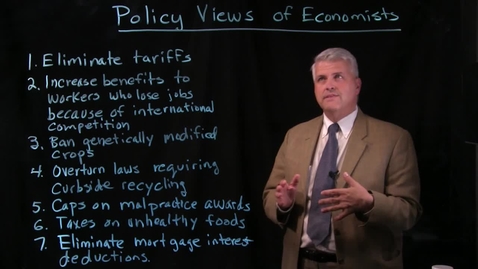 Thumbnail for entry Policy Views of Economists