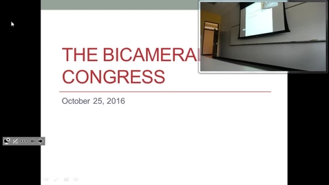 Thumbnail for entry Bicameral Congress: Professor Tannahill's Lecture of October 25, 2016