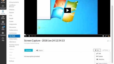 Thumbnail for How To Request Captioning a Video