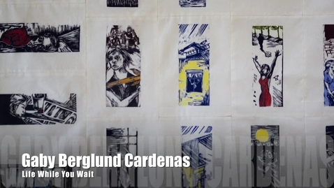 Thumbnail for entry Gaby Berglund Cardenas Artist Talk | PrintMatters Exhibition