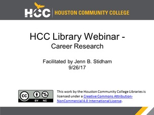 Library Webinar Career Research Session Edutube