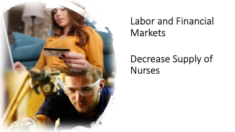 Thumbnail for entry Labor and Financial Markets - Decrease Supply of Nurses