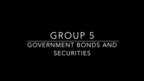 Thumbnail for entry Government Bonds and Securities
