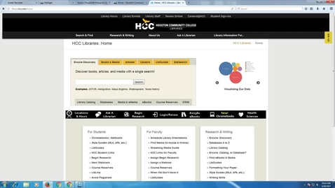 Thumbnail for entry HCC Library Demonstrates Mometrix Database_ Login#1