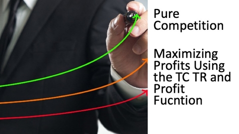 Thumbnail for entry Perfect Competition - Maximizing Profit Using the TC, TR and Profit Function.mp4