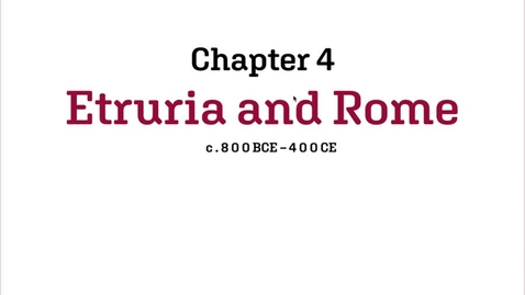 Thumbnail for Fashion History / Etruria and Rome / 800BCE-400CE
