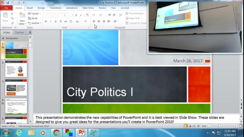 Thumbnail for City Politics I: Professor Tannahill's Lecture of March 28, 2017