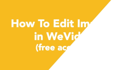 Thumbnail for 04 How To Edit Images in WeVideo (free account)