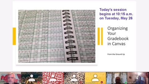 Thumbnail for entry Organizing Your Gradebook in Canvas From the Ground Up (Full_Version)