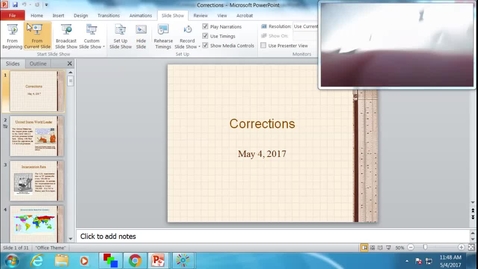 Thumbnail for Corrections: Professor Tannahill's Lecture of May 4, 2017