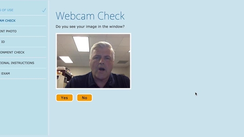 Thumbnail for Using Respondus LockDown Browser with Webcam and Monitor