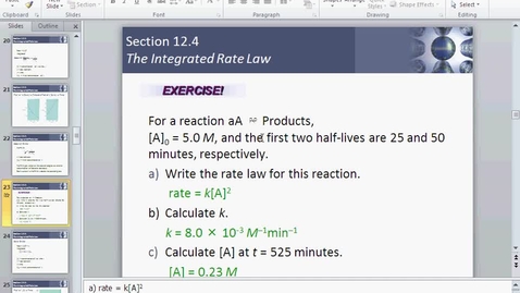 Thumbnail for entry kinetics, activation energy and temperature