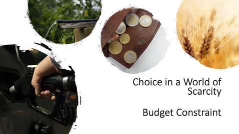 Thumbnail for Choice in a World of Scarcity - Budget Constraint