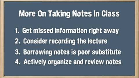 Thumbnail for entry How to Get the Most Out of Studying: Part 4 of 5, &quot;Putting Principles for Learning into Practice&quot;