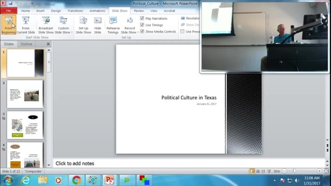 Thumbnail for Political Culture and Public Opinion in Texas: Professor Tannahill's Lecture of January 31, 2017