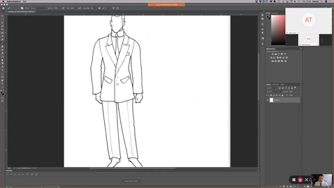 Thumbnail for entry Theatrical Costume - Photoshop Sketch Part 2
