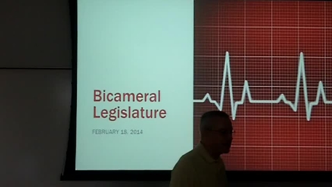 Thumbnail for Bicameral Legislature: Professor Tannahill's Lecture of February 18, 2014