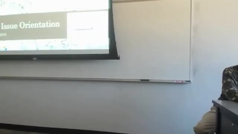 Thumbnail for Party Issue Orientation: Professor Tannahill's Lecture of February 9, 2016
