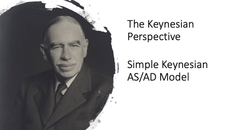 Thumbnail for entry The Keynesian Perspective - Simple Keynesian AS/AD Model