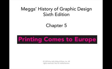 Meggs Chapter 5 Lecture Edutube