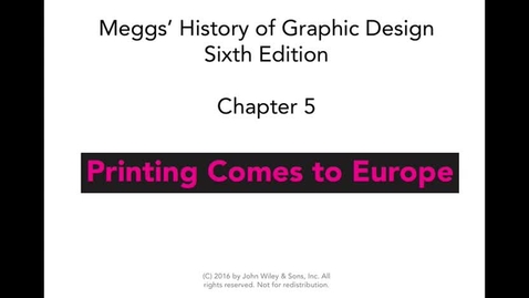 Thumbnail for entry MEGGS chapter 5 lecture
