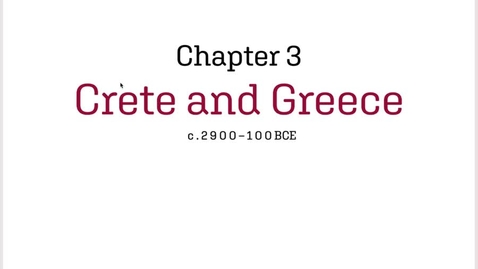 Thumbnail for Fashion History / Crete and Greece / 2,900 - 100BCE
