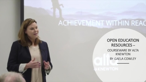 Thumbnail for OPEN EDUCATION RESOURCES - KNEWTON COURSEWARE