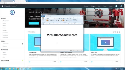 Thumbnail for Virtual Job Shadowing