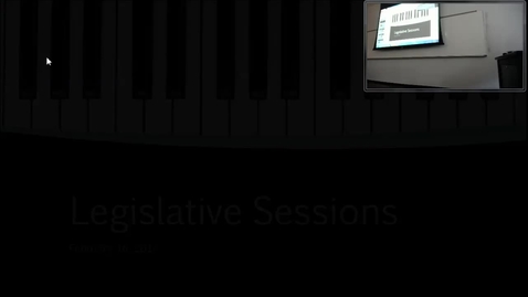 Thumbnail for Legislative Sessions: Professor Tannahill's Lecture of February 16, 2017