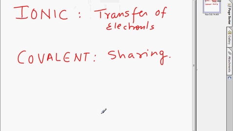 Thumbnail for entry November05 0924part 1 ionic and covalent bonding concept.avi