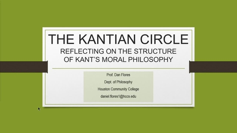 Thumbnail for KANT LECTURE