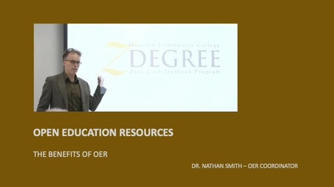 Thumbnail for OPEN EDUCATION RESOURCES - BENEFITS